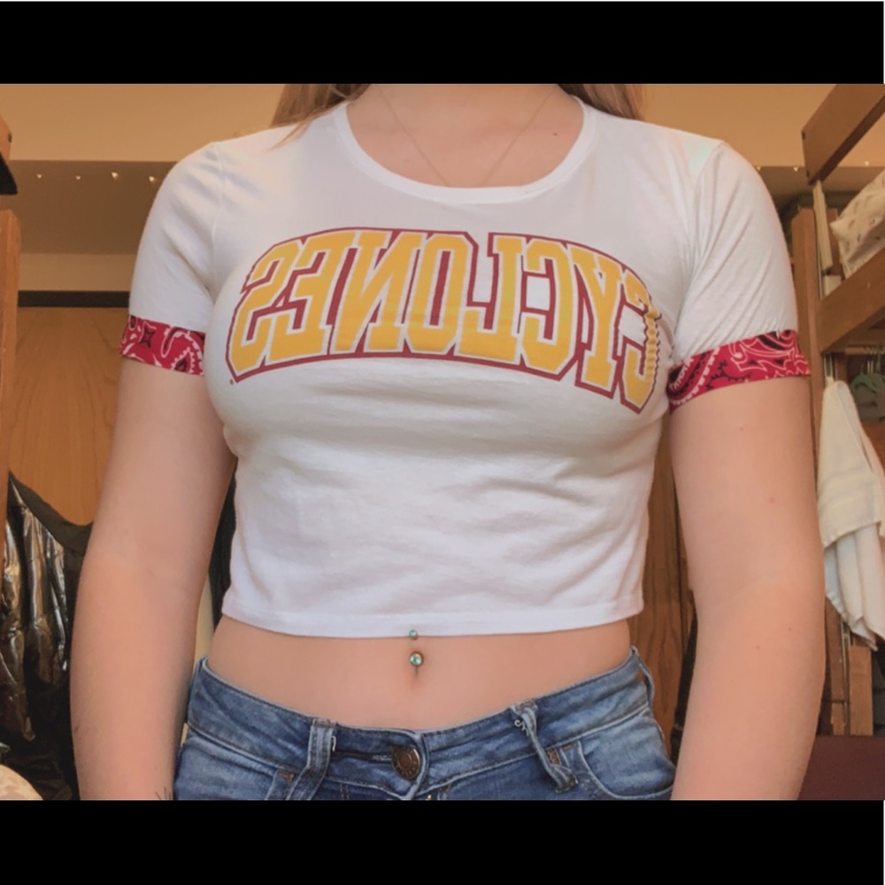 Cute Iowa State Crop top